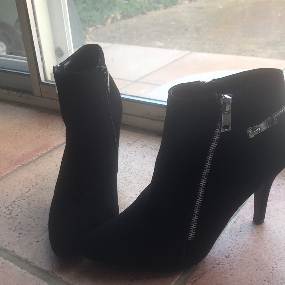 Black ankle boots